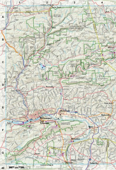Pennsylvania Atlas & Gazetteer Page 40 Preview 1
