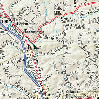 Pennsylvania Atlas & Gazetteer Page 40 Preview 3