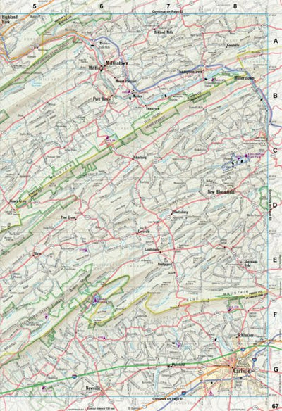 Pennsylvania Atlas & Gazetteer Page 67 Preview 1