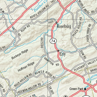 Pennsylvania Atlas & Gazetteer Page 67 Preview 2