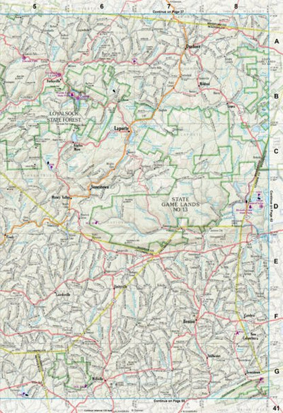 Pennsylvania Atlas & Gazetteer Page 41 Preview 1