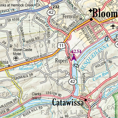 Pennsylvania Atlas & Gazetteer Page 55 Preview 3