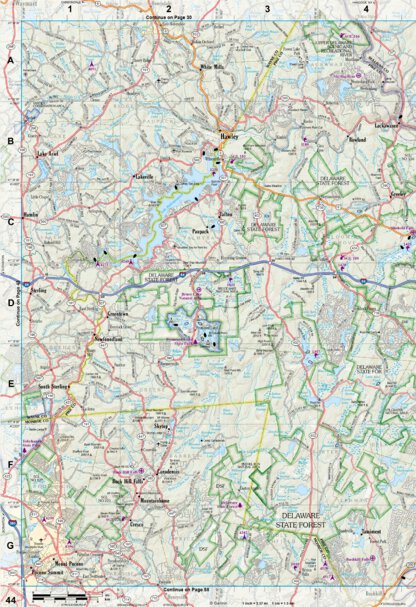 Pennsylvania Atlas & Gazetteer Page 44 Preview 1