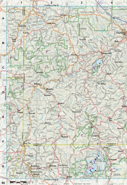 Pennsylvania Atlas & Gazetteer Page 50 Preview 1