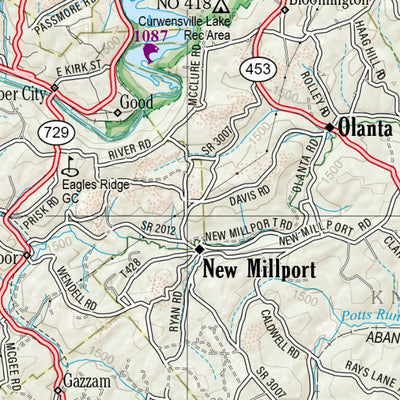 Pennsylvania Atlas & Gazetteer Page 50 Preview 3