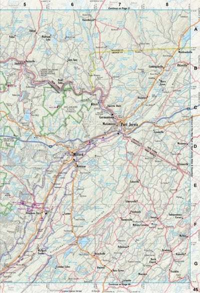 Pennsylvania Atlas & Gazetteer Page 45 Preview 1