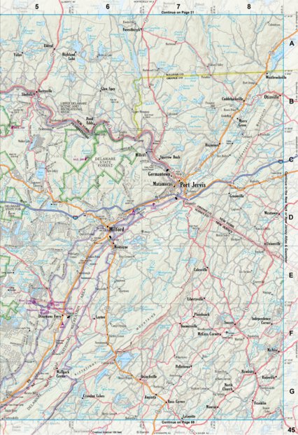 Pennsylvania Atlas & Gazetteer Page 45 Preview 1