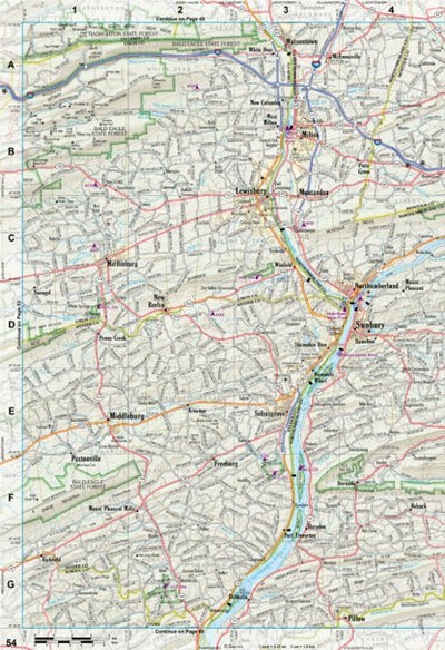 Pennsylvania Atlas & Gazetteer Page 54 Preview 1
