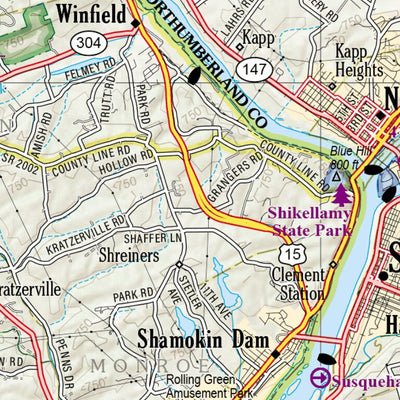 Pennsylvania Atlas & Gazetteer Page 54 Preview 3