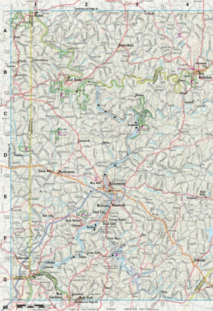 Pennsylvania Atlas & Gazetteer Page 48 Preview 1