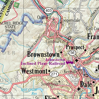 Pennsylvania Atlas & Gazetteer Page 63 Preview 3