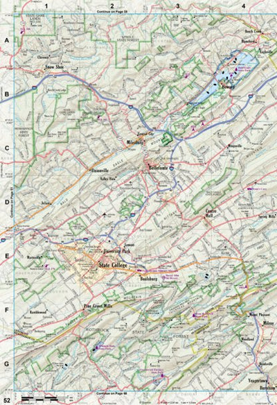 Pennsylvania Atlas & Gazetteer Page 52 Preview 1