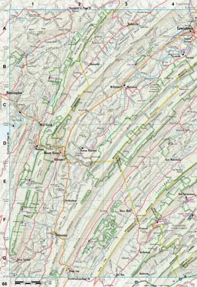 Pennsylvania Atlas & Gazetteer Page 66 Preview 1