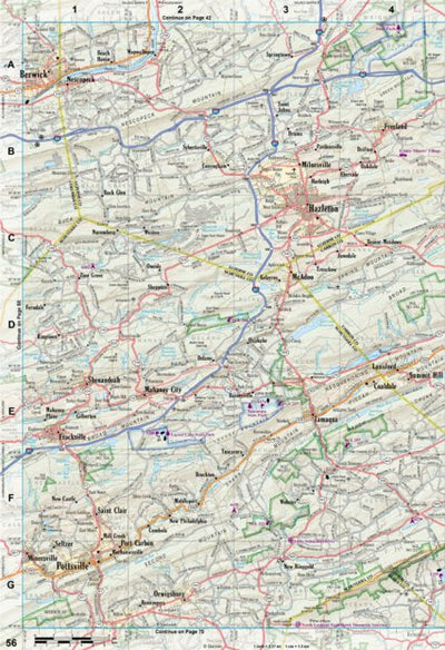 Pennsylvania Atlas & Gazetteer Page 56 Preview 1