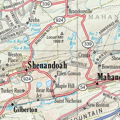 Pennsylvania Atlas & Gazetteer Page 56 Preview 3