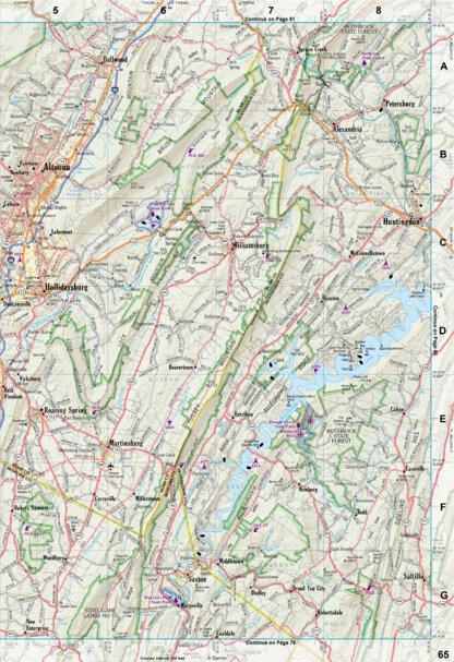 Pennsylvania Atlas & Gazetteer Page 65 Preview 1