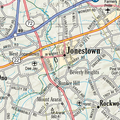 Pennsylvania Atlas & Gazetteer Page 69 Preview 2