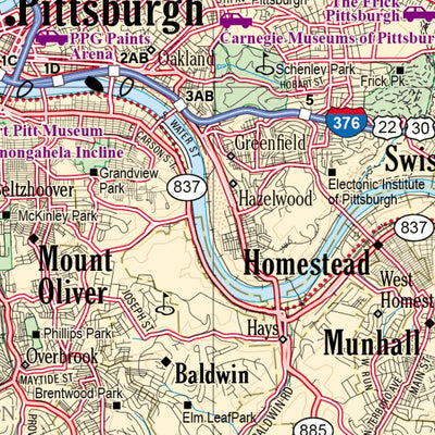 Pennsylvania Atlas & Gazetteer Page 61 Preview 2