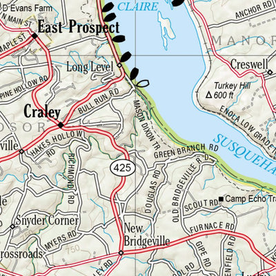 Pennsylvania Atlas & Gazetteer Page 83 Preview 2