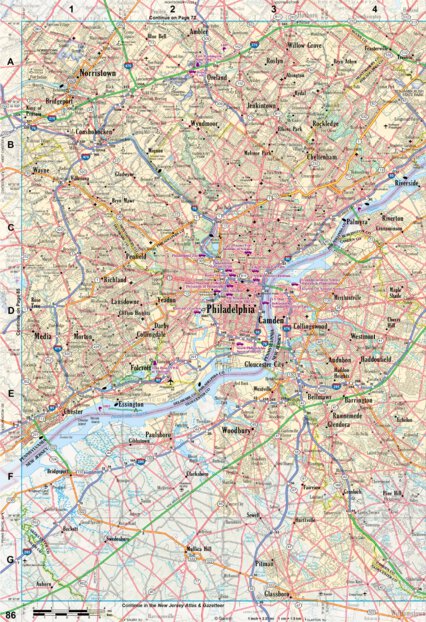 Pennsylvania Atlas & Gazetteer Page 86 Preview 1