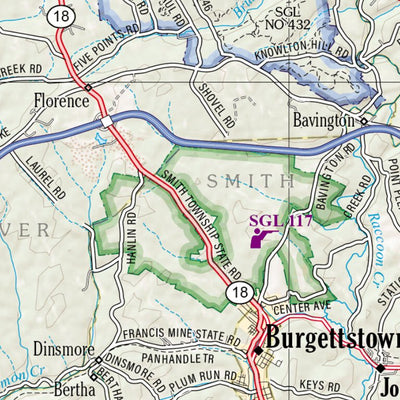 Pennsylvania Atlas & Gazetteer Page 60 Preview 2