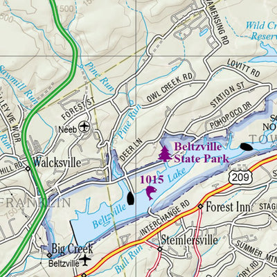 Pennsylvania Atlas & Gazetteer Page 57 Preview 2