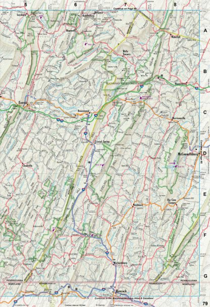 Pennsylvania Atlas & Gazetteer Page 79 Preview 1