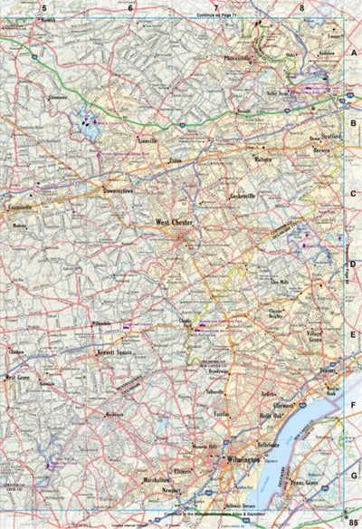Pennsylvania Atlas & Gazetteer Page 85 Preview 1