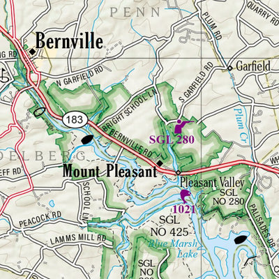 Pennsylvania Atlas & Gazetteer Page 70 Preview 2