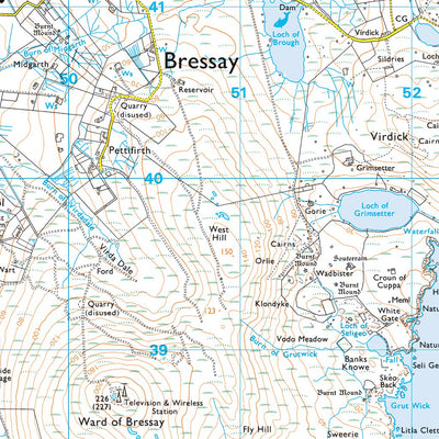 Shetland Central Ward 1 (1:25,000) Preview 2