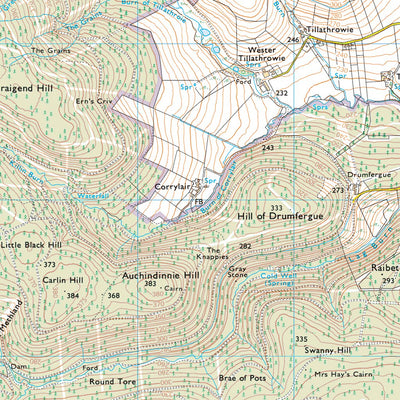 Huntly, Strathbogie and Howe of Alford Ward 1 (1:25,000) Preview 3