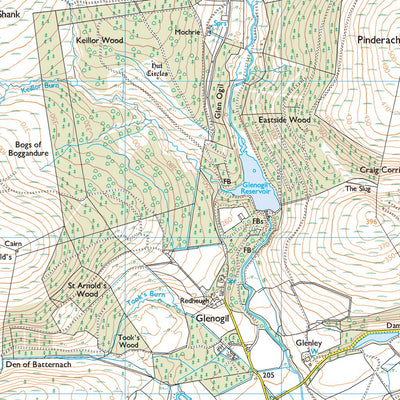 Forfar and District Ward 1 (1:25,000) Preview 3