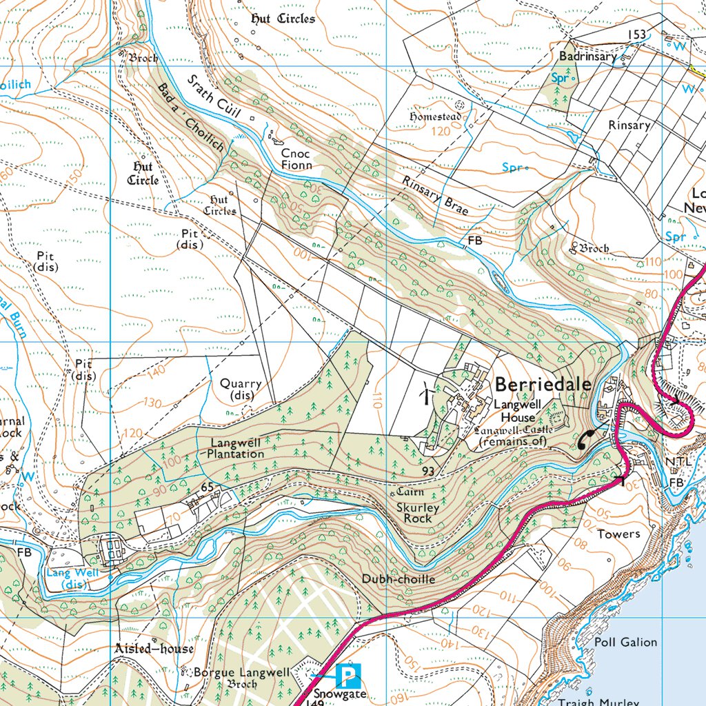 Wick and East Caithness Ward 4 (1:25,000) Map by UK Topographic Maps ...