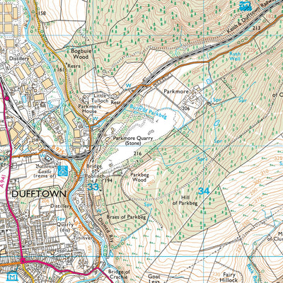 Speyside Glenlivet Ward 1 (1:25,000) Preview 3