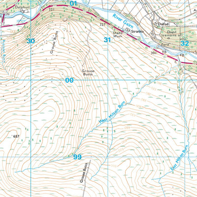 Aboyne, Upper Deeside and Donside Ward 1 (1:25,000) Preview 2