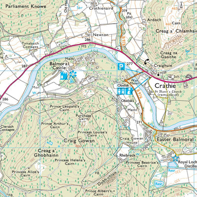 Aboyne, Upper Deeside and Donside Ward 1 (1:25,000) Preview 3