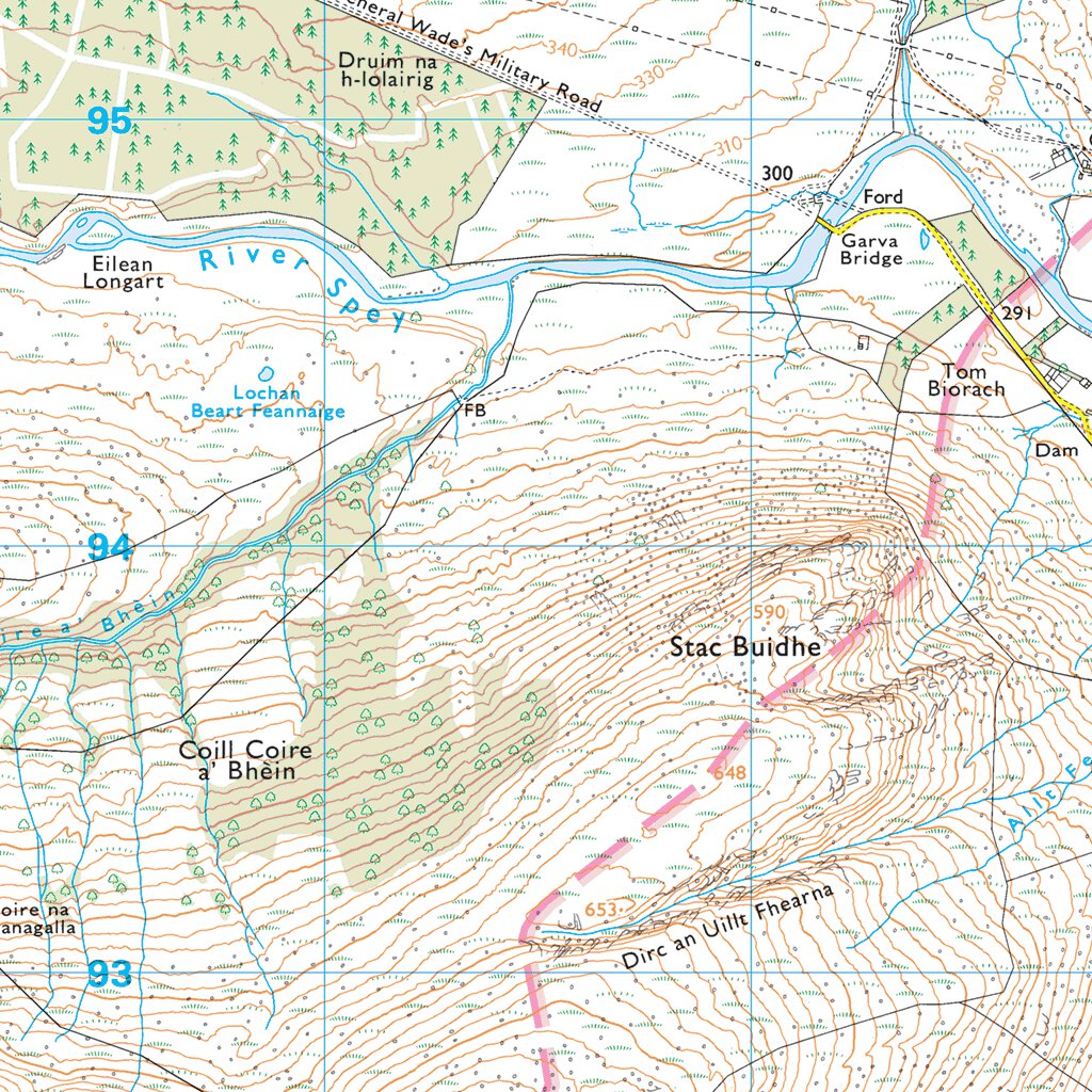 Aird And Loch Ness Ward 2 1 25 000 Map By Uk Topographic Maps