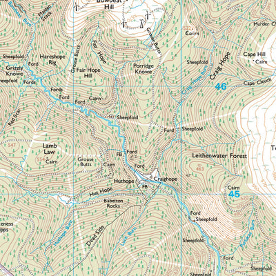 Tweeddale East Ward 1 (1:25,000) Preview 3