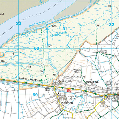 Dalston and Burgh Ward 1 (1:25,000) Preview 2