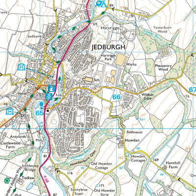 Jedburgh and District Ward 1 (1:25,000) Preview 3
