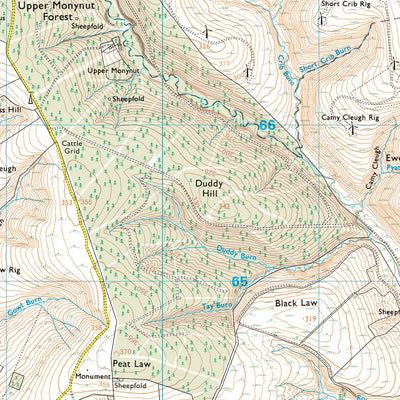 Mid Berwickshire Ward 1 (1:25,000) Preview 3