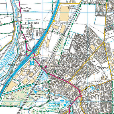 Snaith, Airmyn, Rawcliffe and Marshland Ward 1 (1:25,000) Preview 3