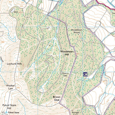 Tweeddale West Ward 1 (1:25,000) Preview 3