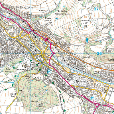 Leaderdale and Melrose Ward 1 (1:25,000) Preview 3