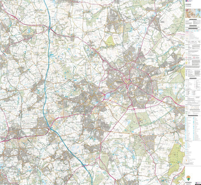 Ault Hucknall Ward 1 (1:25,000) Preview 1