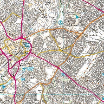 Ault Hucknall Ward 1 (1:25,000) Preview 3