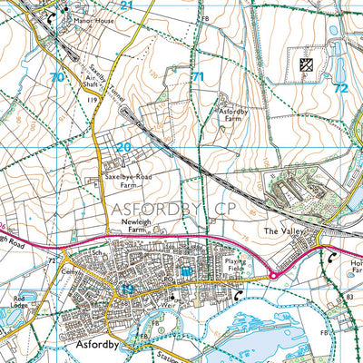 Frisby-on-the-Wreake Ward 1 (1:25,000) Preview 2