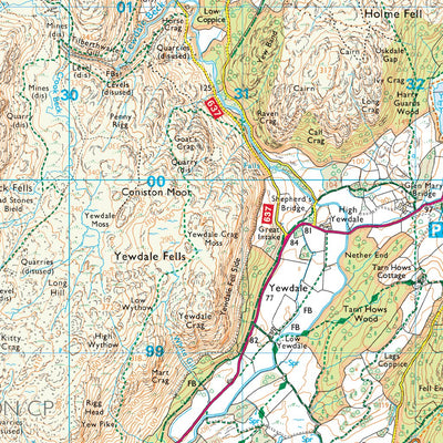 Coniston and Hawkshead Ward 1 (1:25,000) Preview 2
