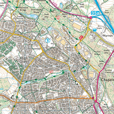 Penistone East Ward 1 (1:25,000) Preview 3