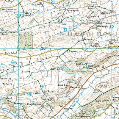 Powys - Powys 4 (1:25,000) Preview 2